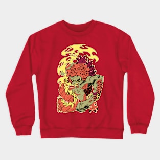 Reptile girl Crewneck Sweatshirt